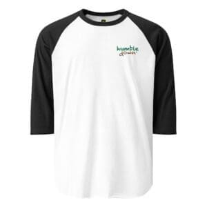 3/4 sleeve raglan shirt