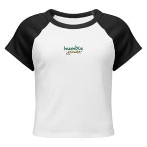 Women’s micro rib raglan baby tee